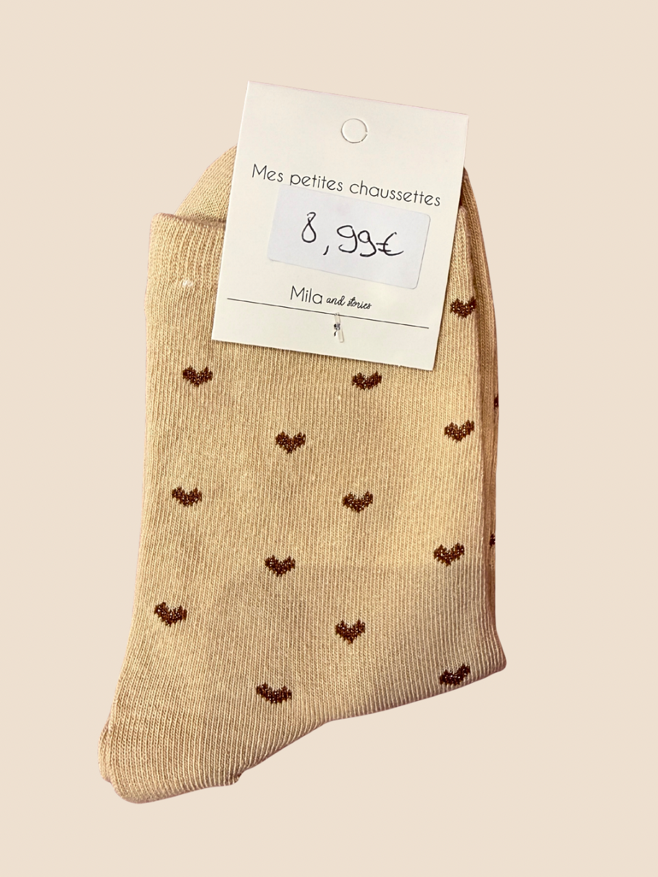 Chaussettes Petits cœurs (Plusieurs coloris)