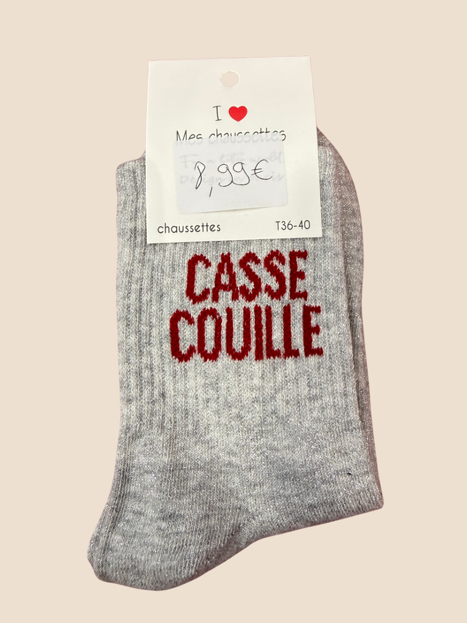 Chaussettes « Casse couille » (Plusieurs coloris)