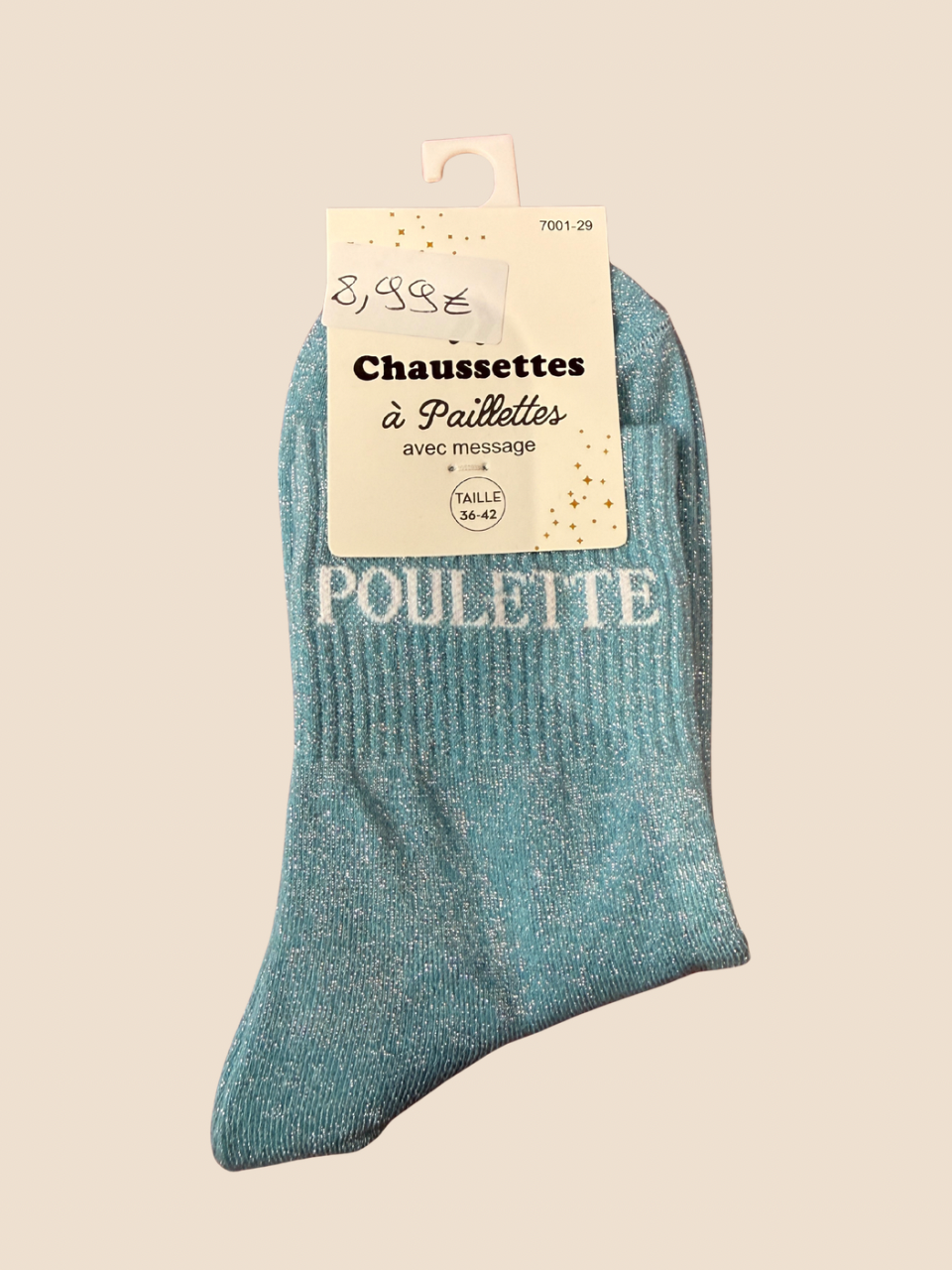 Chaussettes à paillettes Poulette (Plusieurs coloris)