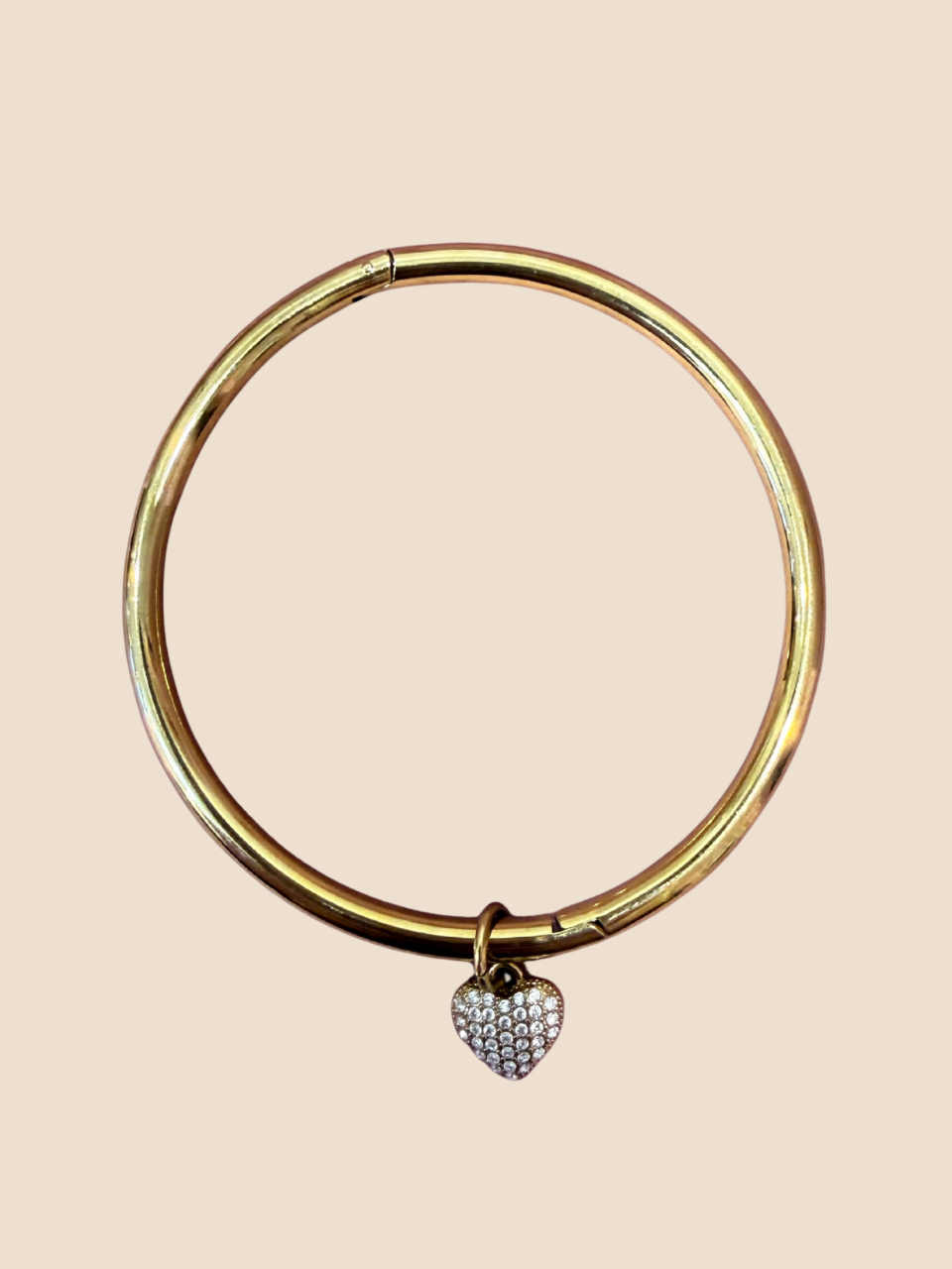 Jonc en acier inoxydable doré (Plusieurs modèles)