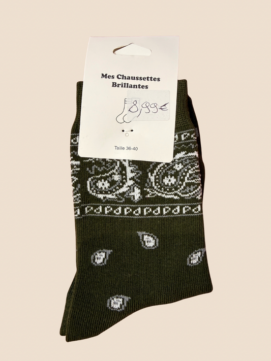Chaussettes BANDANA (Plusieurs coloris)