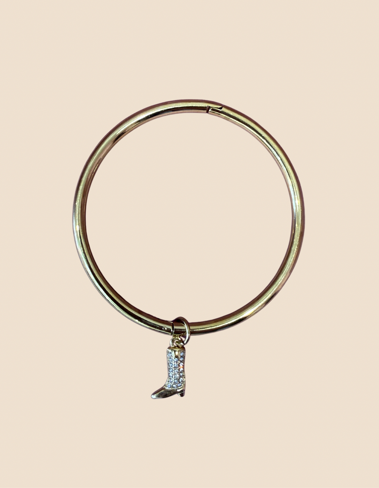 Jonc en acier inoxydable doré (Plusieurs modèles)