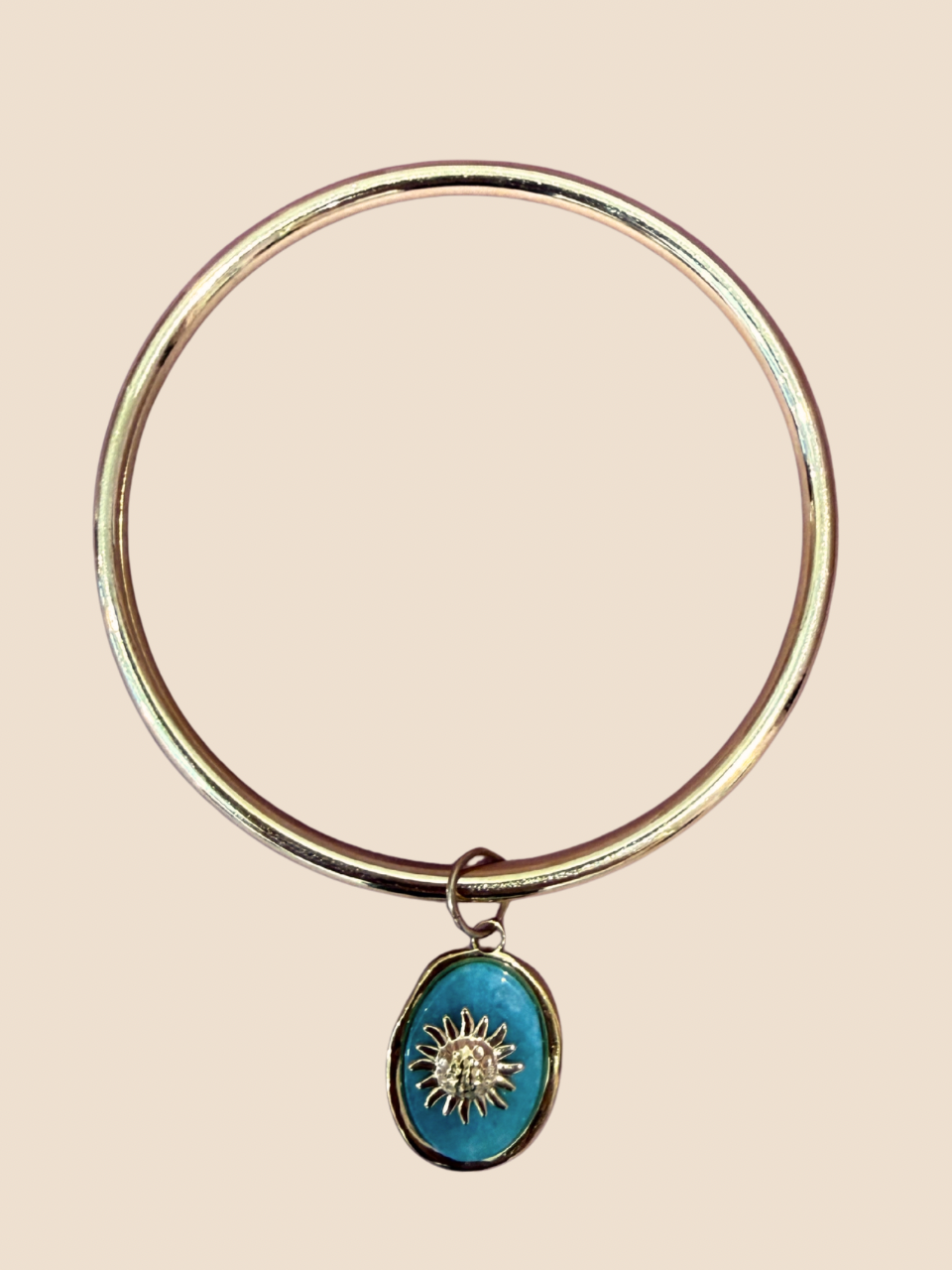 Jonc en acier inoxydable doré (Plusieurs modèles)