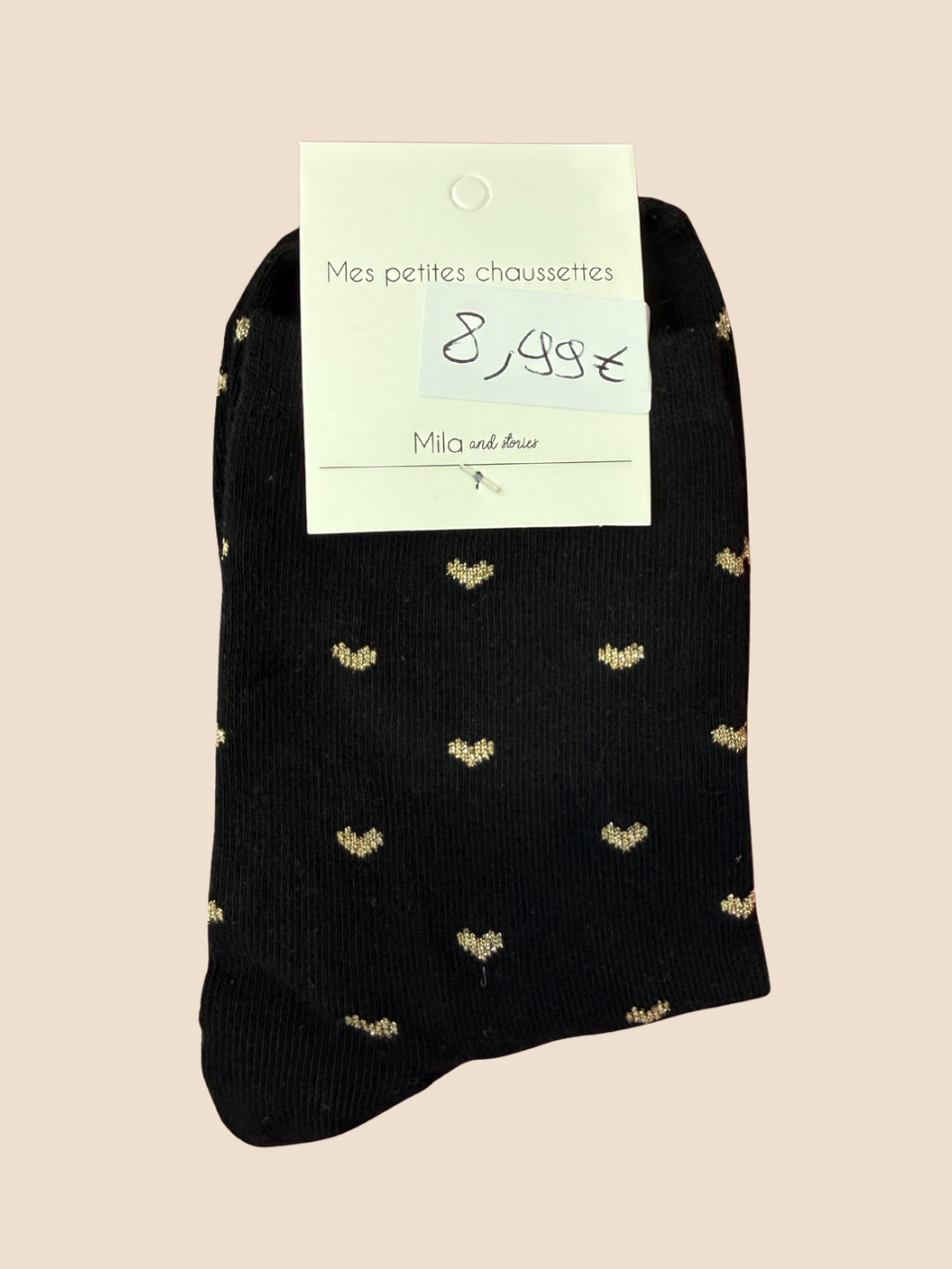 Chaussettes Petits cœurs (Plusieurs coloris)