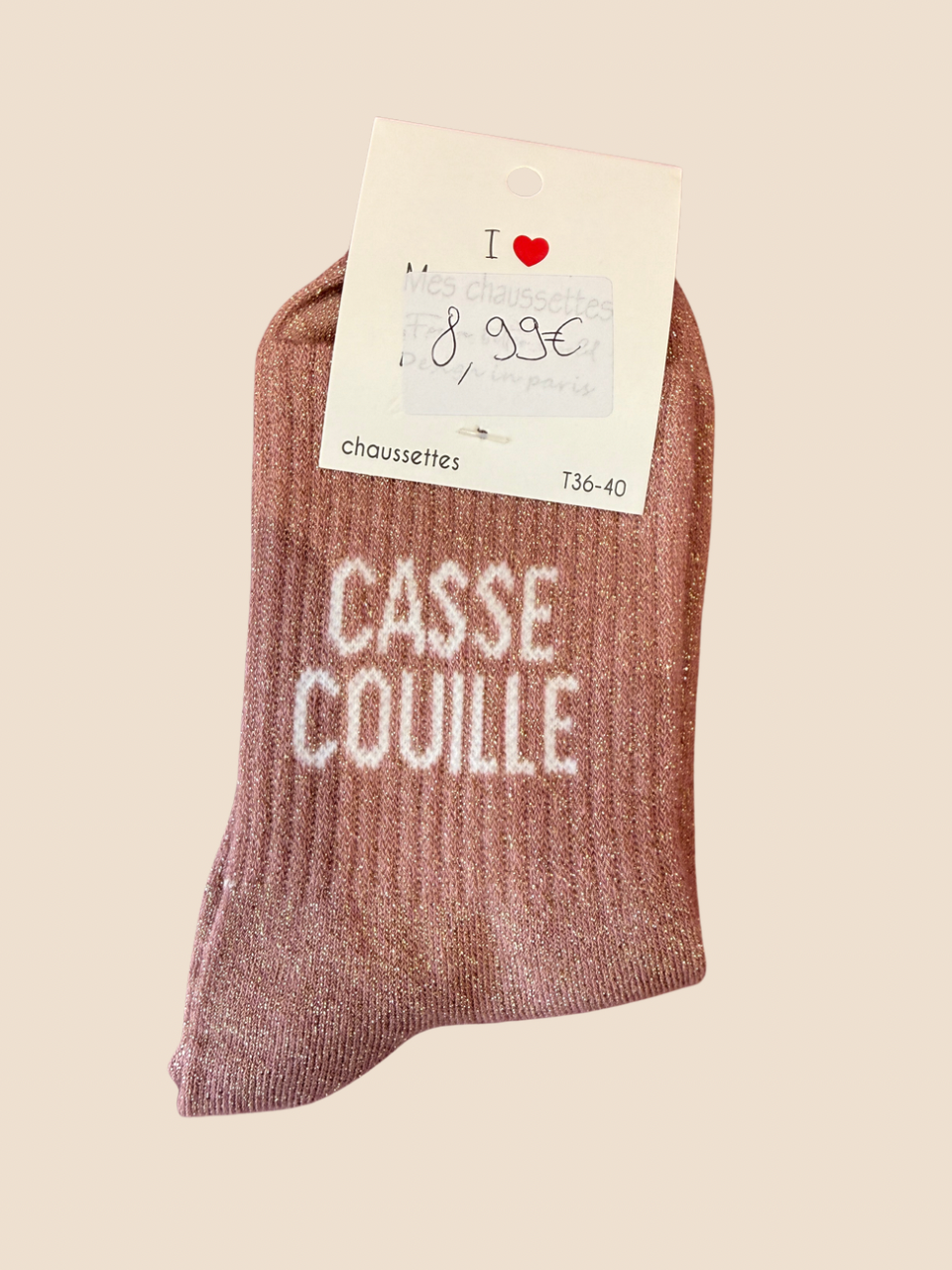 Chaussettes « Casse couille » (Plusieurs coloris)