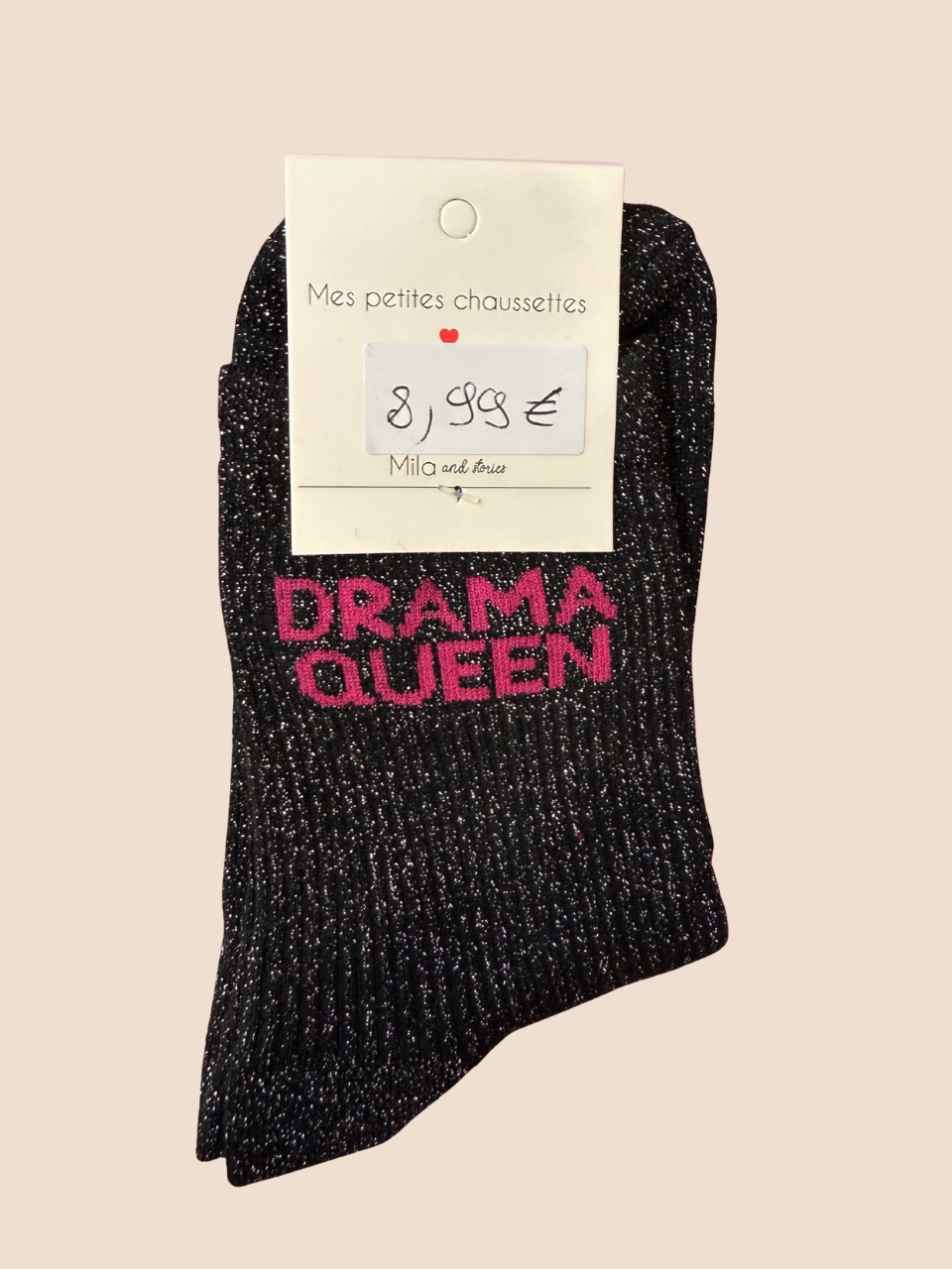 Chaussettes à paillettes DRAMA QUEEN (Plusieurs coloris)