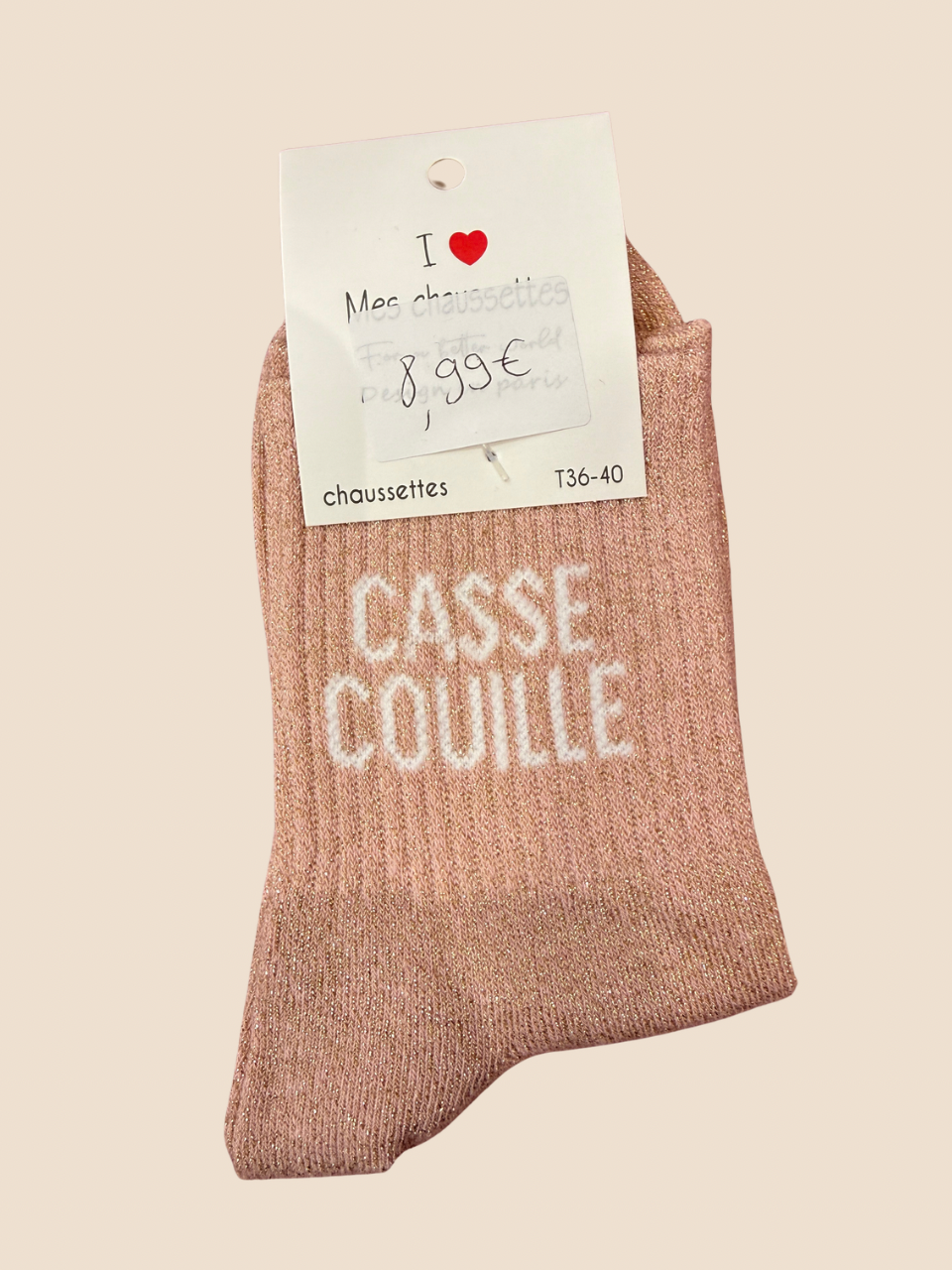 Chaussettes « Casse couille » (Plusieurs coloris)
